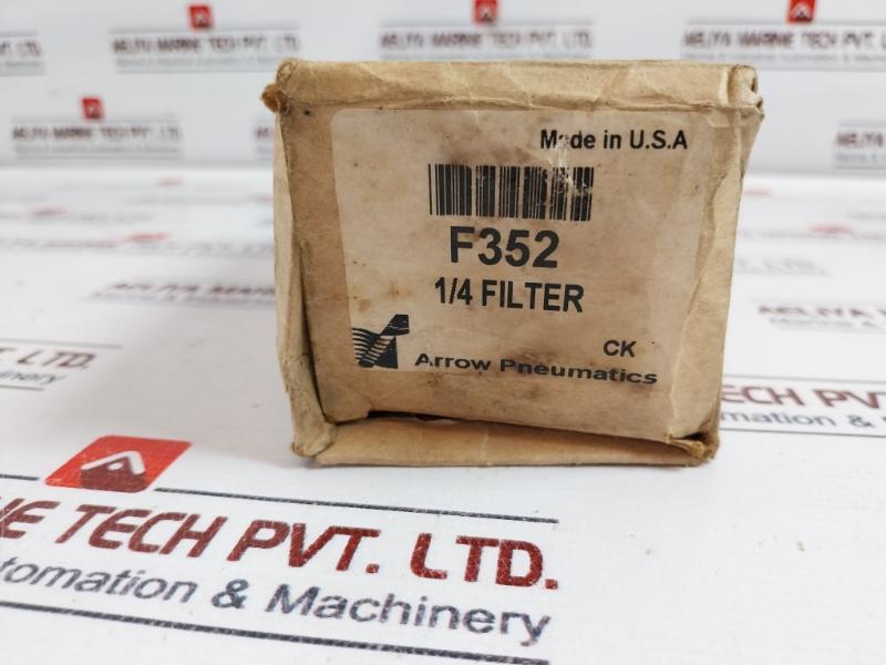 Arrow F352 Pneumatics 1/4 Filter 150 Psi