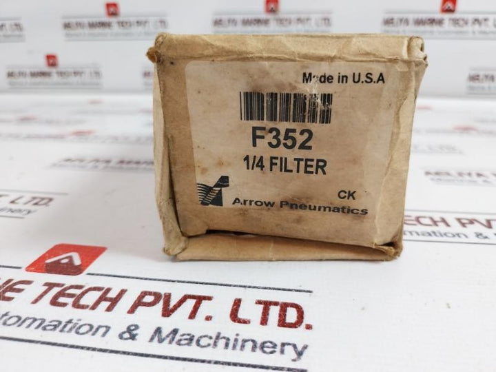 Arrow F352 Pneumatics 1/4 Filter 150 Psi
