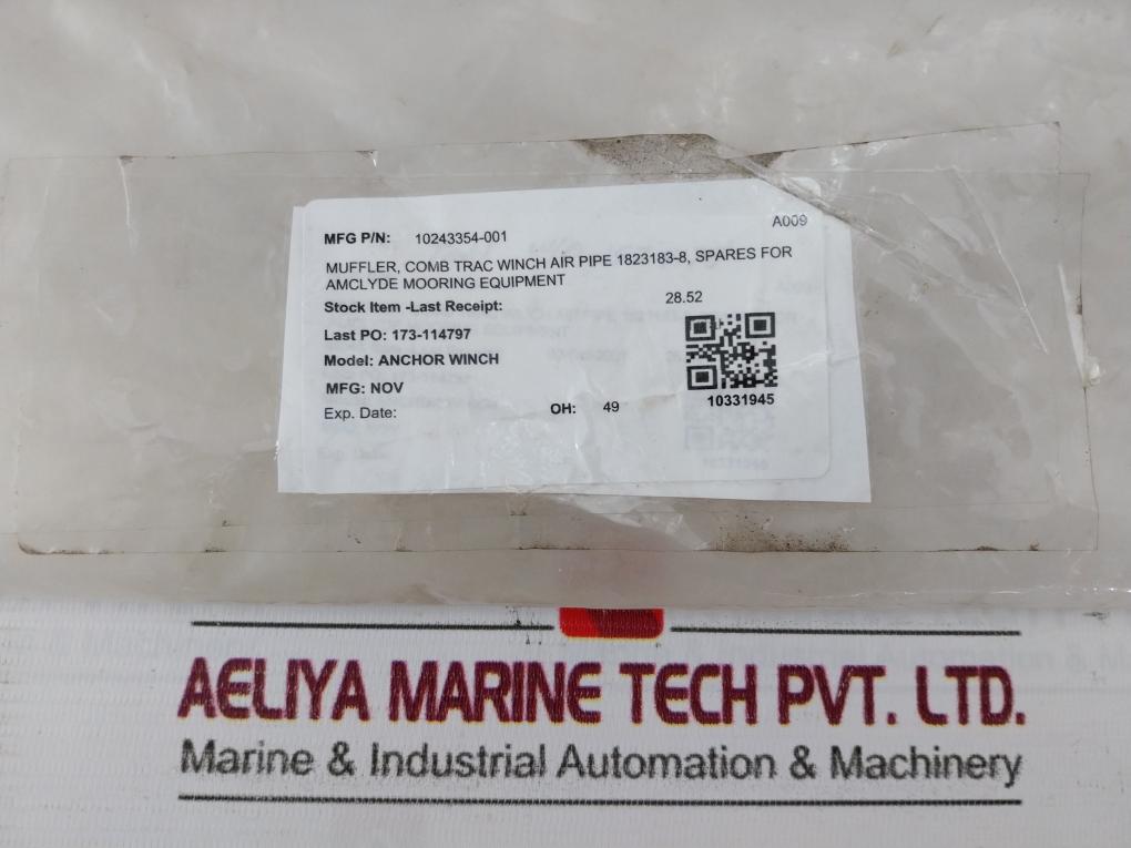 Arrow Pneumatics Asp-8 Pneumatics Exhaust Muffler 1