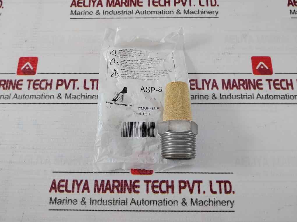 Arrow Pneumatics Asp-8 Pneumatics Exhaust Muffler 1