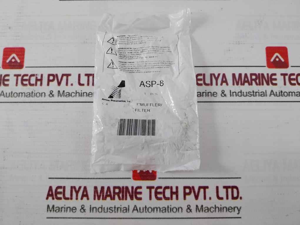 Arrow Pneumatics Asp-8 Pneumatics Exhaust Muffler 1
