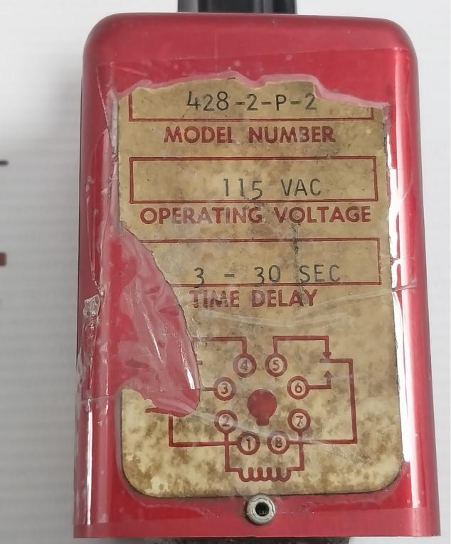 Artisan 428-2-p-2 Solid State Timer 115 Vac