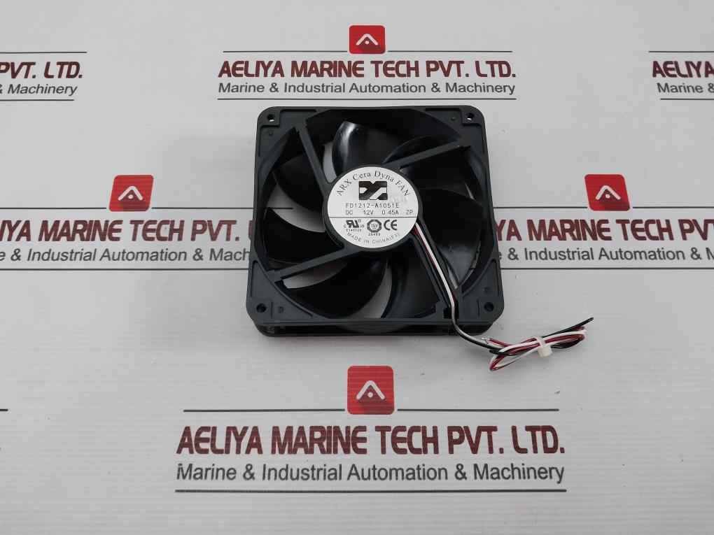 Arx Fd1212-a1051E Dc Cooling Fan 12V 0.45A
