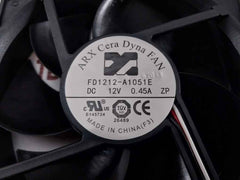 Arx Fd1212-a1051E Dc Cooling Fan 12V 0.45A