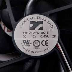 Arx Fd1212-a1051E Dc Cooling Fan 12V 0.45A