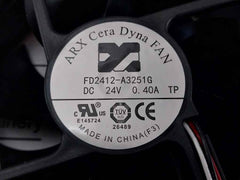 Arx Fd2412-a3251G Dc Axial Cooling Fan 24V 0.40A