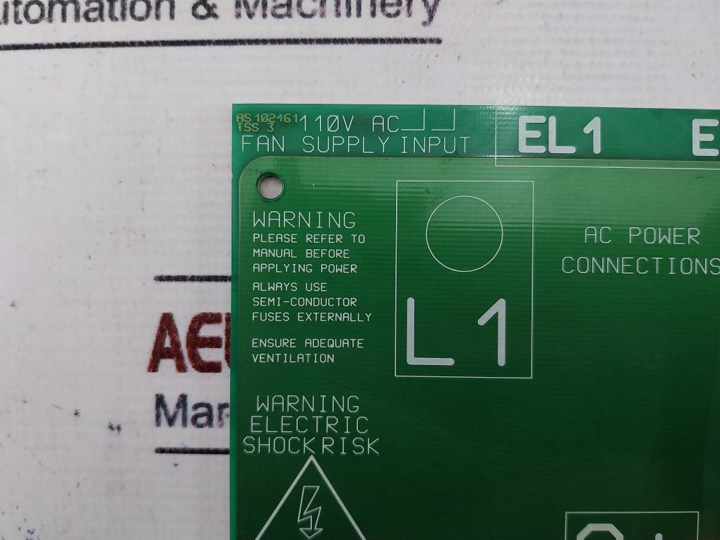 AS102461 ISS 3 Printed Circuit Board 110V AC