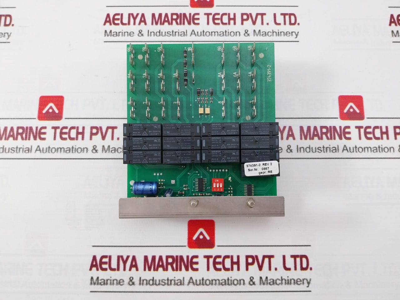 As Electronics 374391-2 Control Timer Printed Circuit Board Module Rev.2
