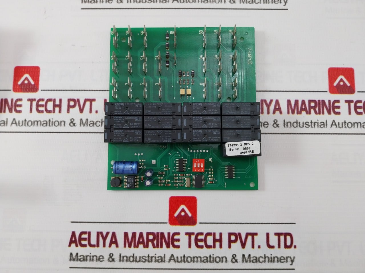 As Electronics 374391-2 Control Timer Printed Circuit Board Module Rev.2