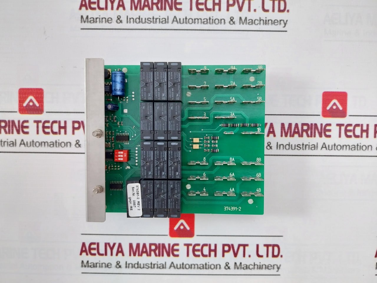 As Electronics 374391-2 Control Timer Printed Circuit Board Module Rev.2