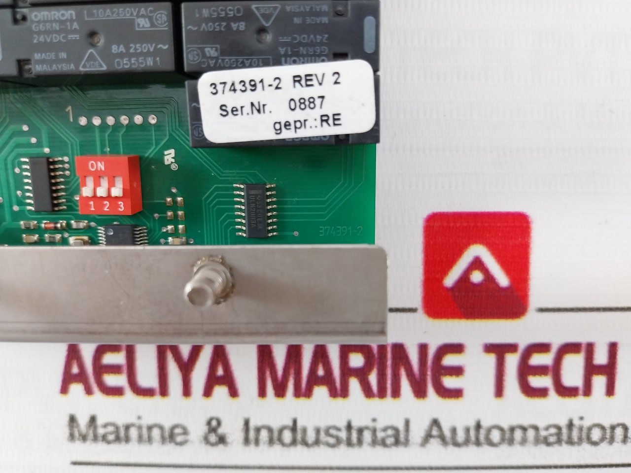 As Electronics 374391-2 Control Timer Printed Circuit Board Module Rev.2