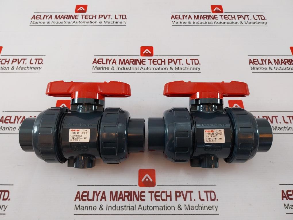 Asahi Av 16Lib-00050 Ball Valve V2Alvues8025 Dn25 Pn16 3.2/11.2 Nm 10Bar