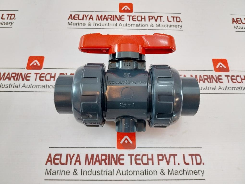 Asahi Av 16Lib-00050 Ball Valve V2Alvues8025 Dn25 Pn16 3.2/11.2 Nm 10Bar