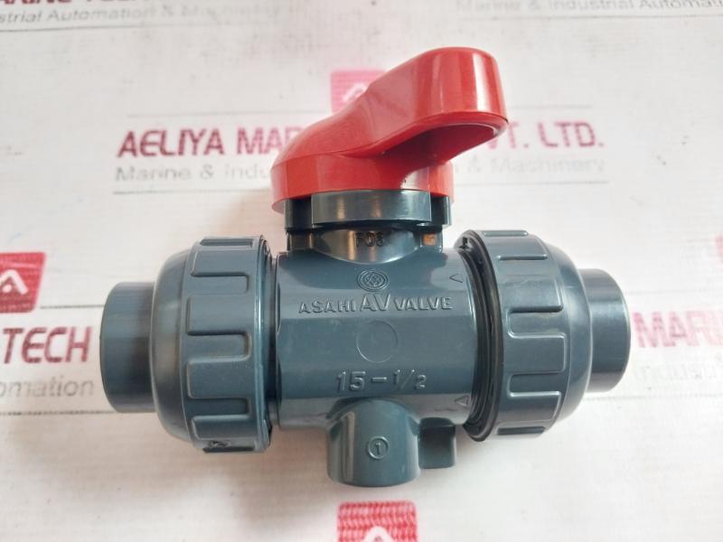 Asahi Av V2Alvuesj015 Pvc Epdm Ball Valve Pressure Rating 1.0Mpa 230Psi