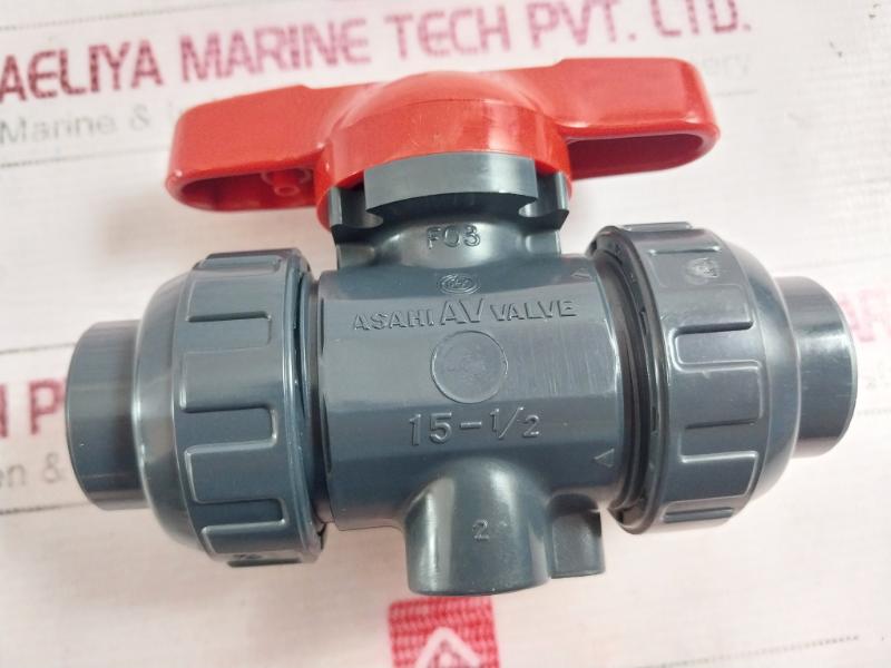 Asahi Av V2Alvuesj015 Pvc Epdm Ball Valve Pressure Rating 10Bar