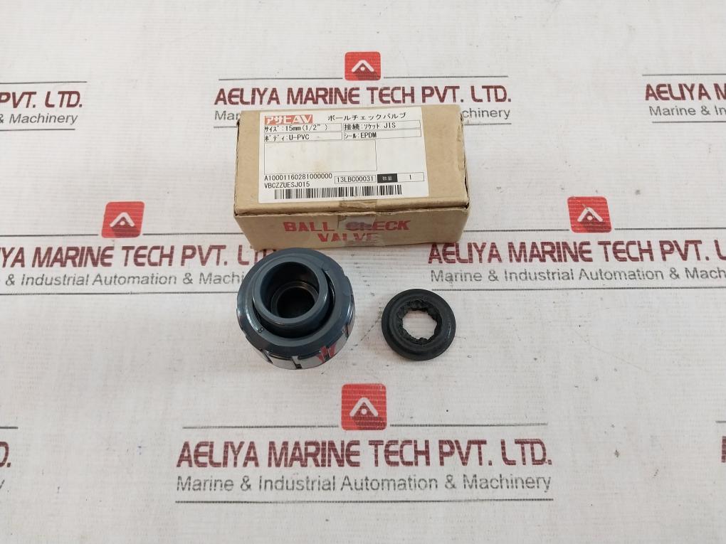 Asahi Av Vbczzuesj015 Ball Check Valve U-pvc 15Mm 13Lbc00031