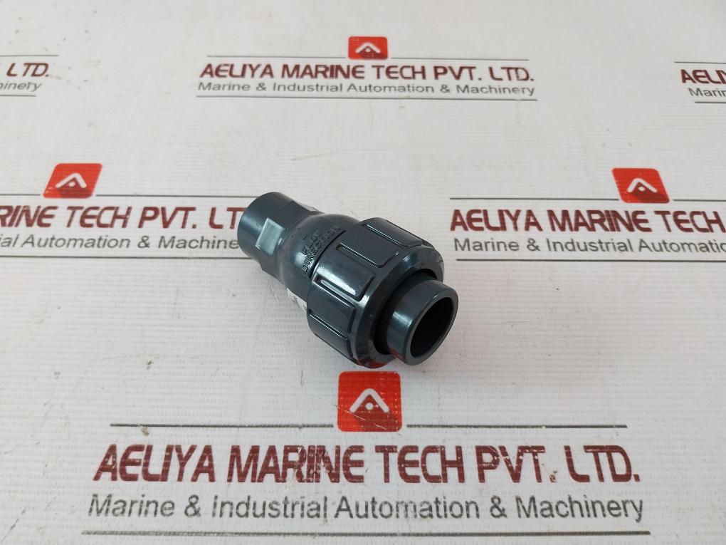 Asahi Av Vbczzuvsj015 Ball Check Valve 15Mm U-pvc Body Fkm Seal 1.0Mpa Socket Ji