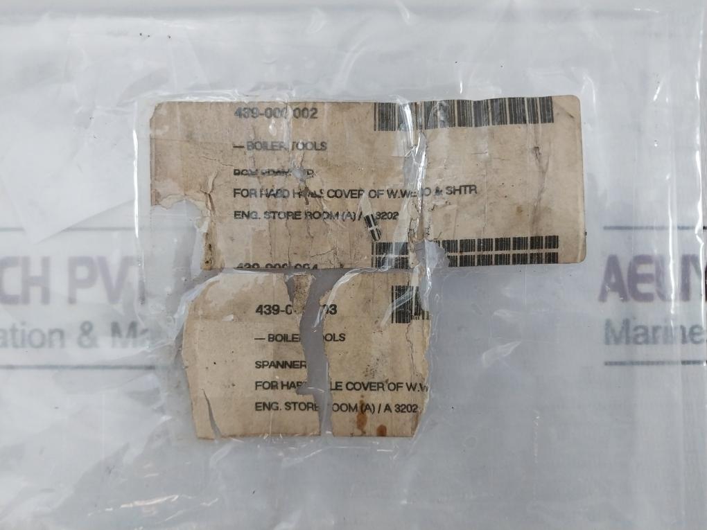 Asahi Box Spanner Water Wall Header Boiler Tools Set Kb36 Ss400