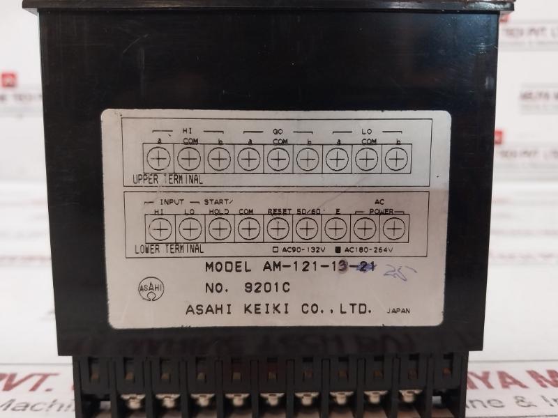 Asahi Keiki Am-121-13-25 Industrial & Marine Plant Alarm Panel Unit Ac180-264V