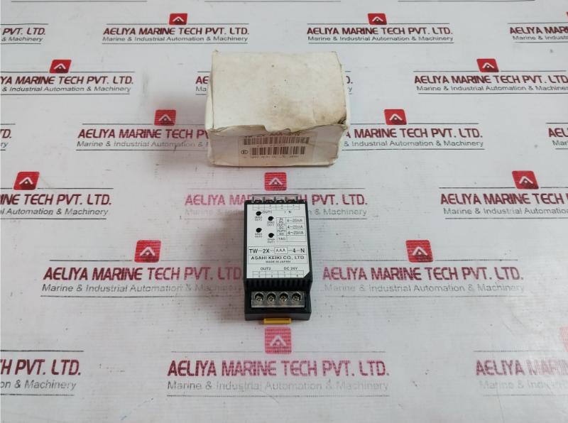 Asahi Keiki Tw-2X-aaa-4-n Transmitter With One Input And Two Outputs Dc 24V