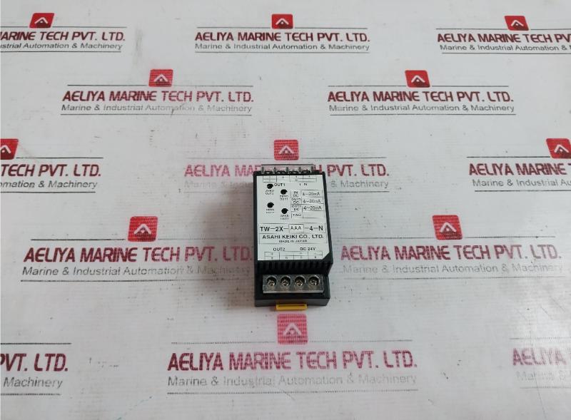 Asahi Keiki Tw-2X-aaa-4-n Transmitter With One Input And Two Outputs Dc 24V