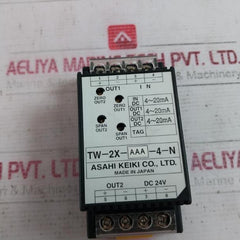 Asahi Keiki Tw-2X-aaa-4-n Transmitter With One Input And Two Outputs Dc 24V