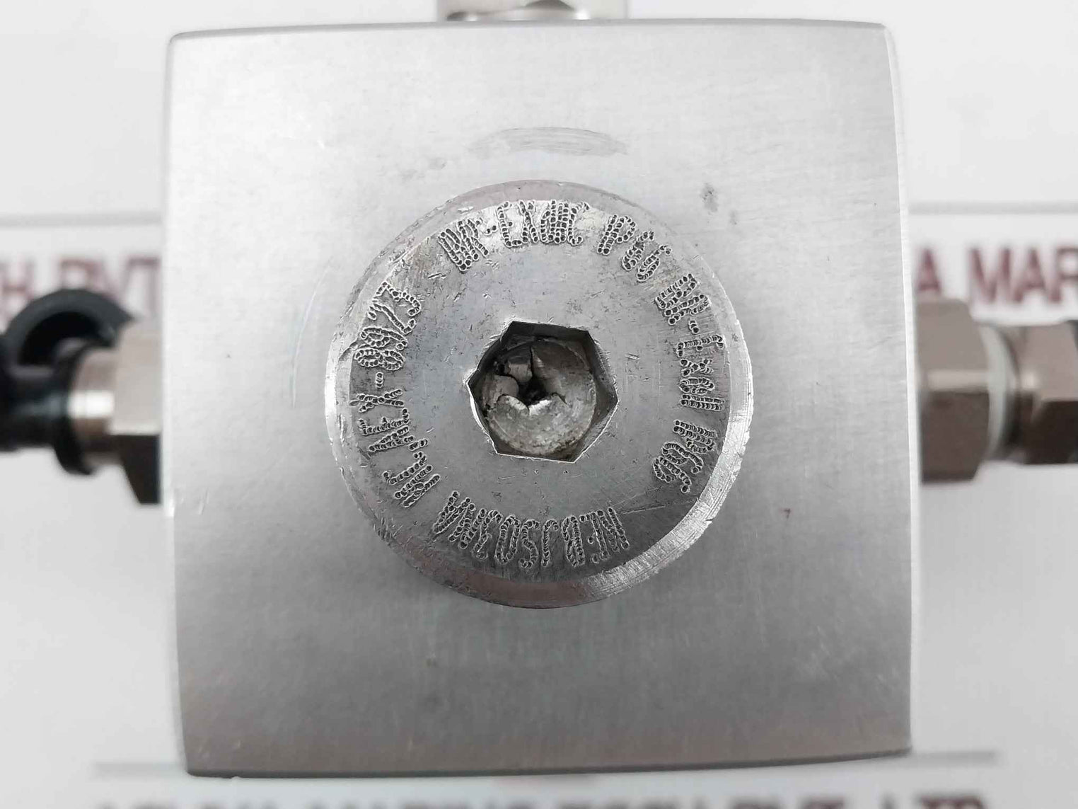 Asb V0118-03j23 Hydraulic Manifold Block Nebjs03na