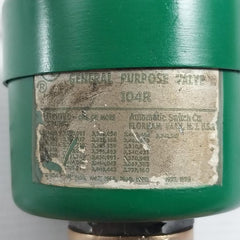 Asco 104R General Purpose Solenoid Valve