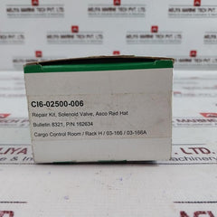 Asco 162634 Red-hat Solenoid Valve Repair Kit Ci6-02500-006
