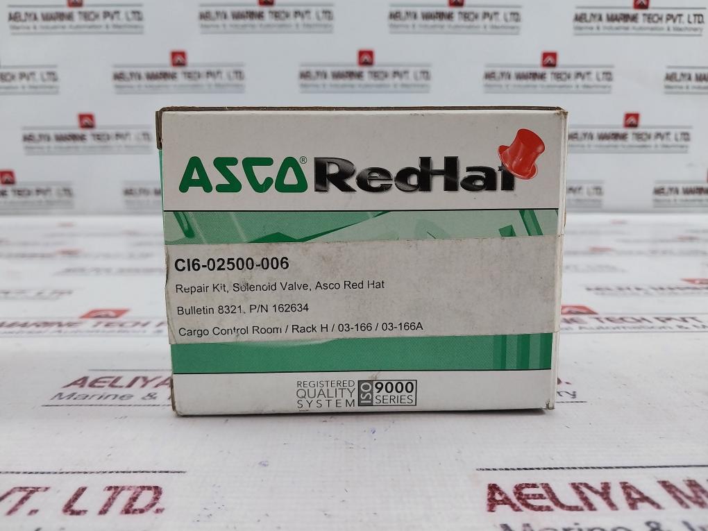 Asco 162634 Red-hat Solenoid Valve Repair Kit Ci6-02500-006