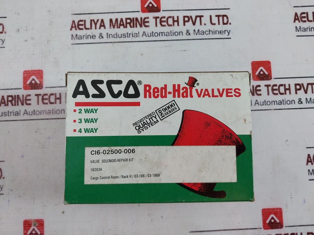 Asco 162634 Red-hat Solenoid Valve Repair Kit Ci6-02500-006, F547034