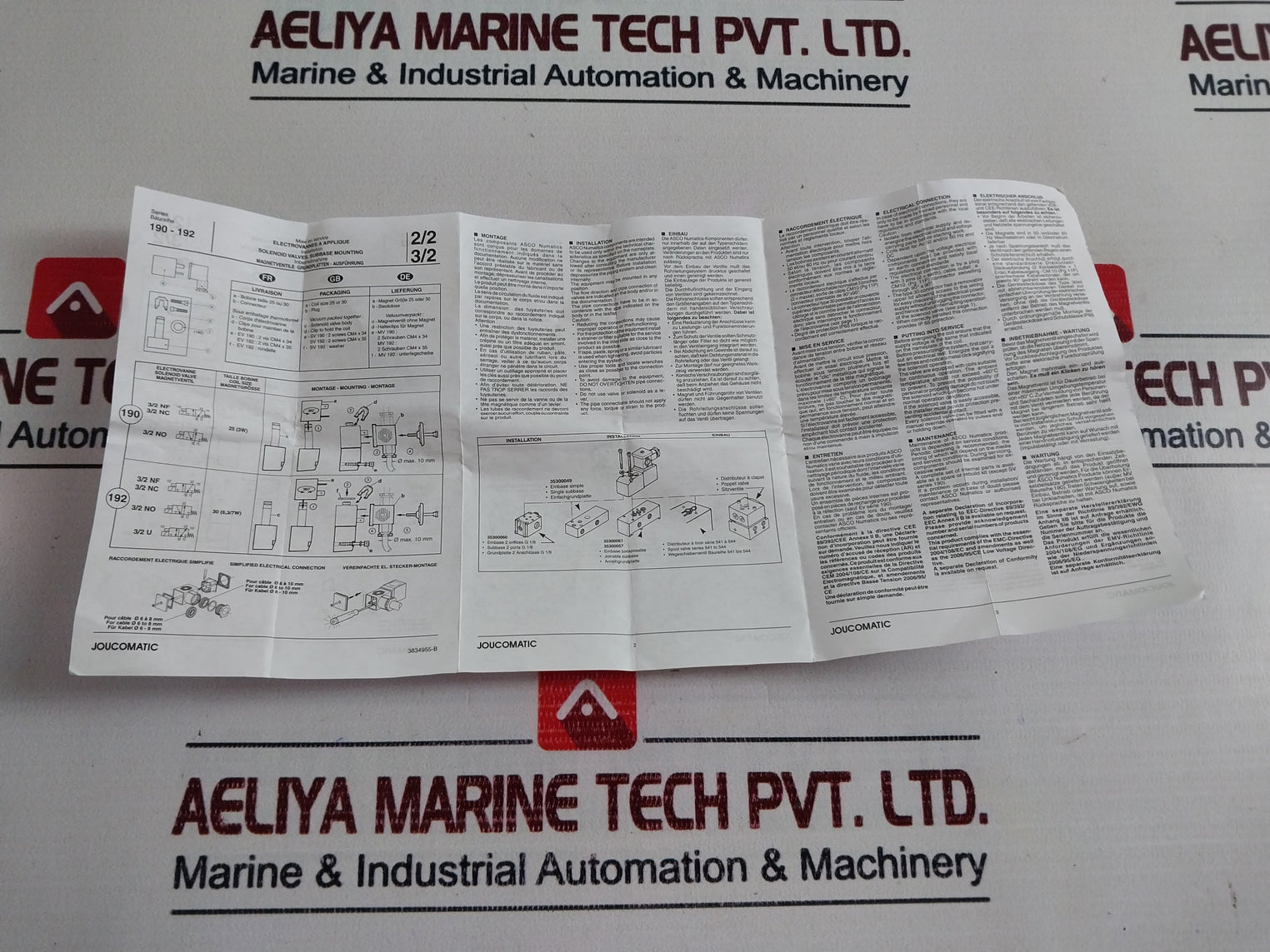 Asco 19090008 Solenoid Valve Air-10 Bar