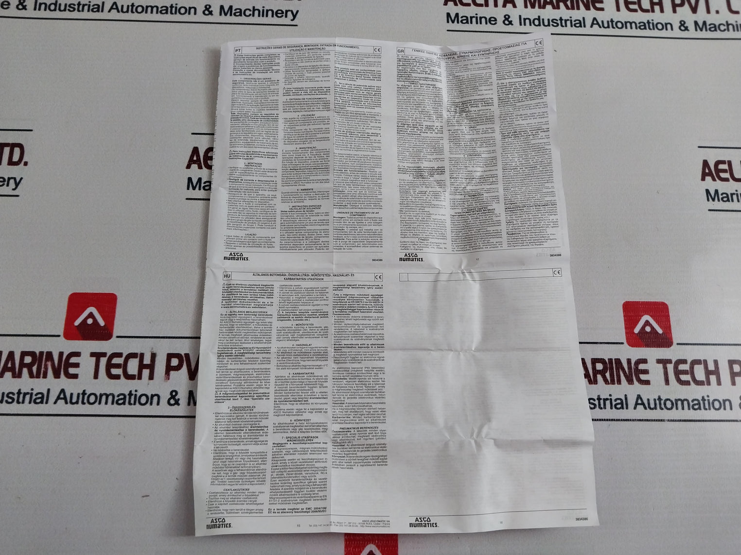 Asco 19090008 Solenoid Valve Air-10 Bar