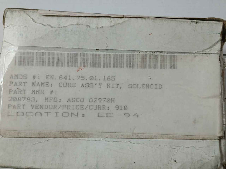 Asco 208783 Solenoid Core Assembly Kit