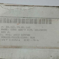 Asco 208783 Solenoid Core Assembly Kit