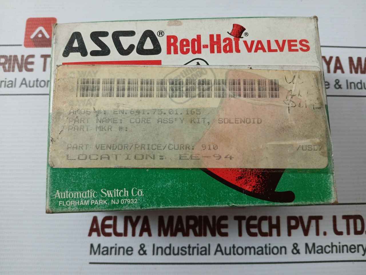 Asco 208783 Solenoid Core Assy Kit 2-pos 4-way