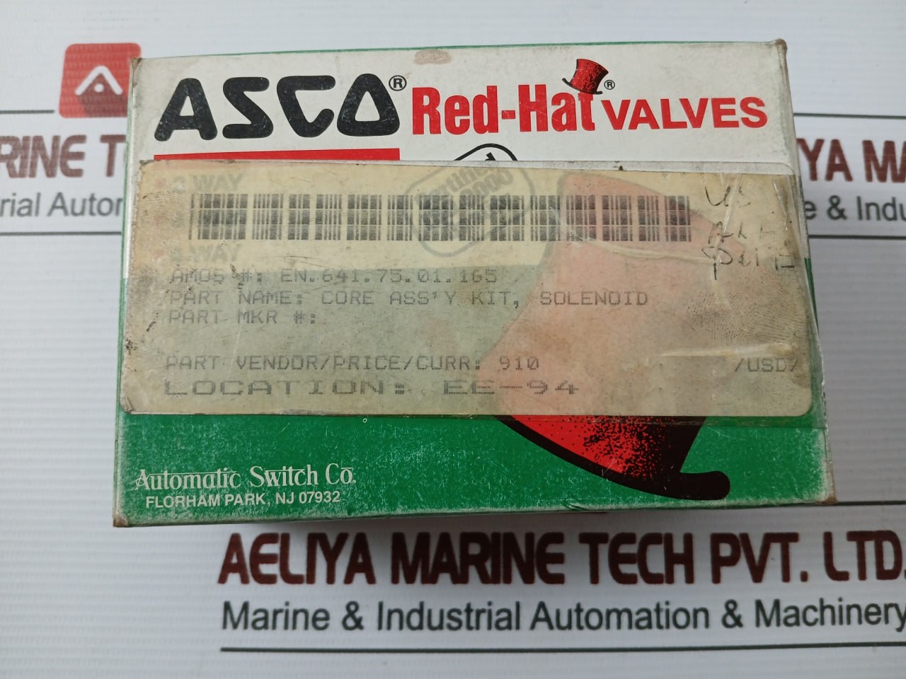 Asco 208783 Solenoid Core Assy Kit 2-pos 4-way