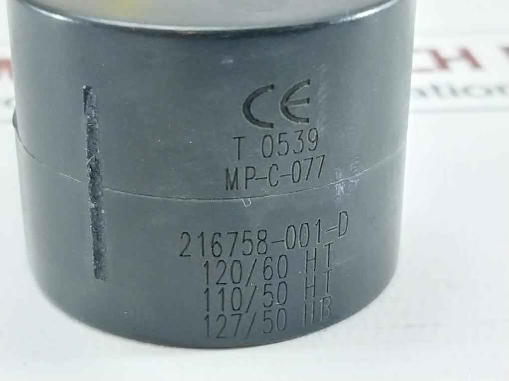 Asco 216758-001-d Replacement Coil For Solenoid Valve