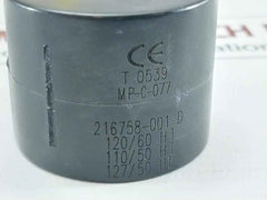 Asco 216758-001-d Replacement Coil For Solenoid Valve