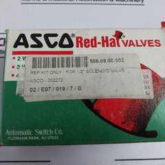 Asco 302272 Rep Kit For 1/2” Solenoid Valve Rebuild Kit