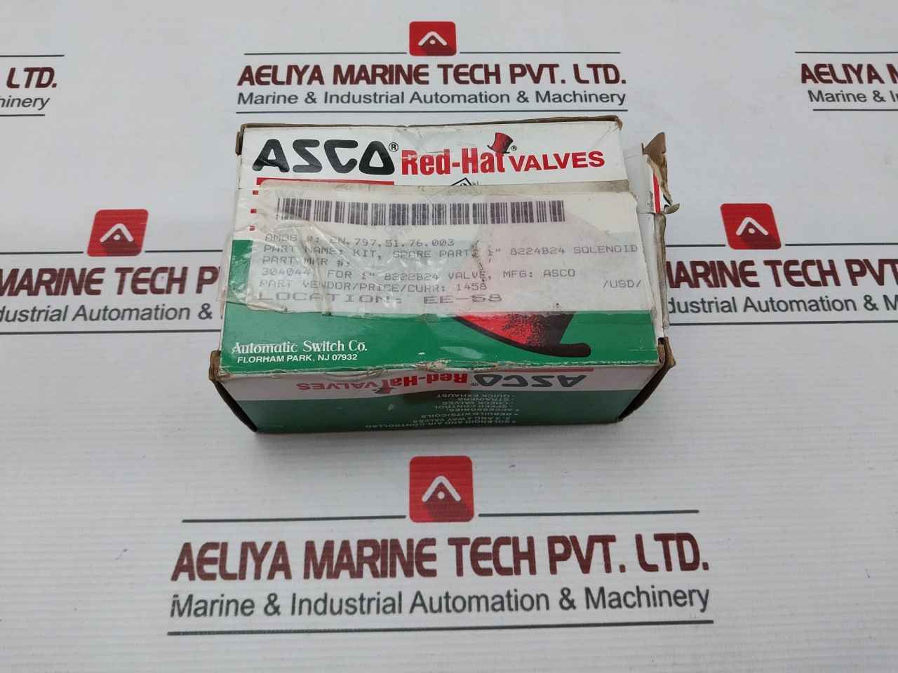 Asco 304044 Red-hat Valve Kit, Spare Part 1”, 8224B24 Solenoid