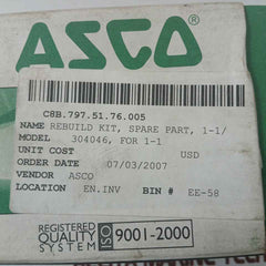 Asco 304046 Rebuild Kit Series 8003
