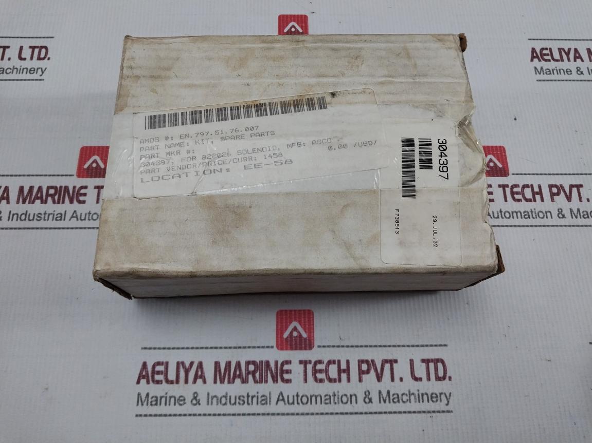 Asco 304397 Solenoid Valve Maintenance Kit