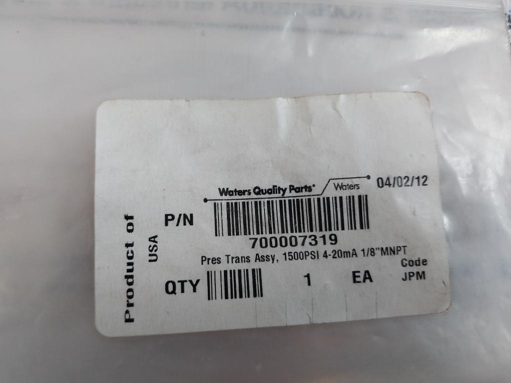 Asco 40B01500P4B0000 Solenoid Valves 700007319, 4-20 Ma