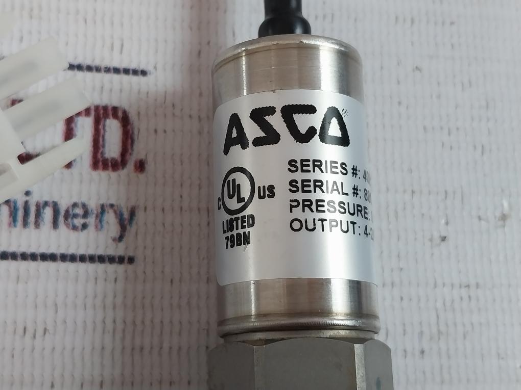 Asco 40B01500P4B0000 Solenoid Valves 700007319, 4-20 Ma