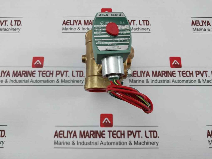 Asco 8210G004 Solenoid Red Hat Ii Shutoff Valve 5-150Psi Mp-c-080