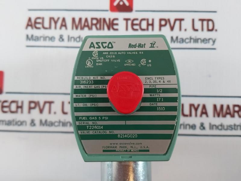 Asco 8214G020 2-way N/C 1/2