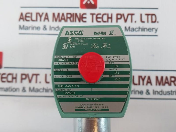 Asco 8214G020 2-way N/C 1/2