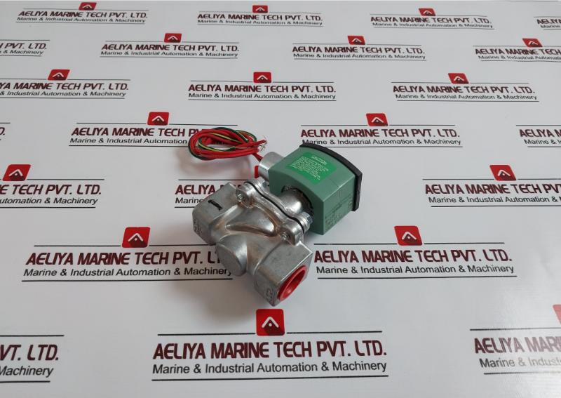 Asco 8215G033 2/2 Direct Acting 2-way Solenoid Valve Piloted Aluminum Body