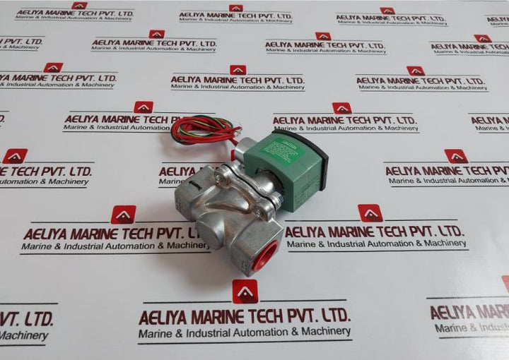 Asco 8215G033 2/2 Direct Acting 2-way Solenoid Valve Piloted Aluminum Body